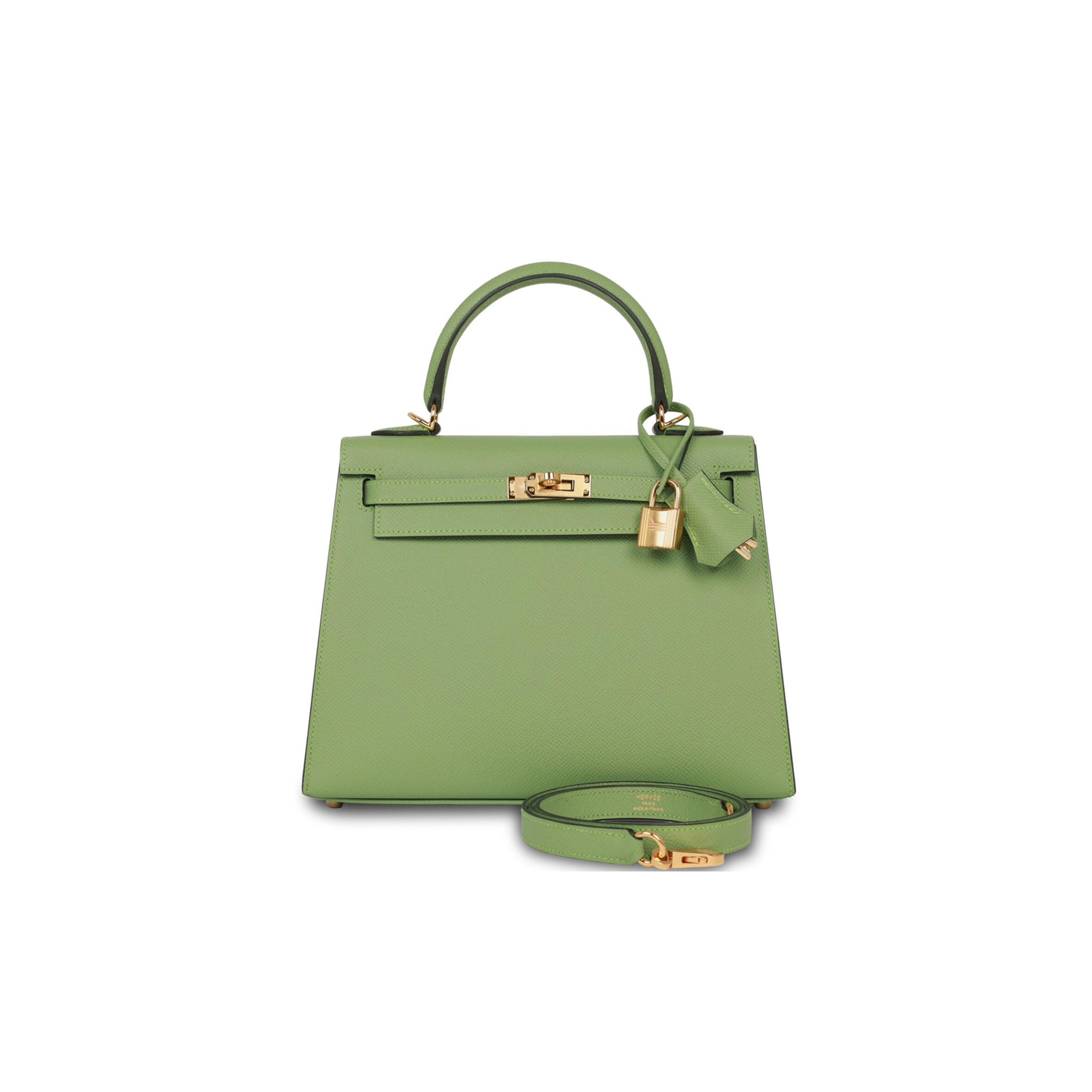 H**me5 kelly 25 epsom gold hardware (25*17*7cm)